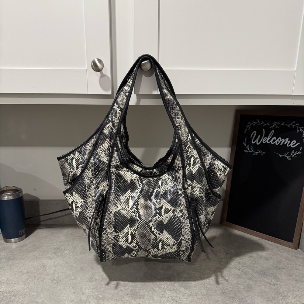 Kooba Snakeskin Print Hobo Bag!